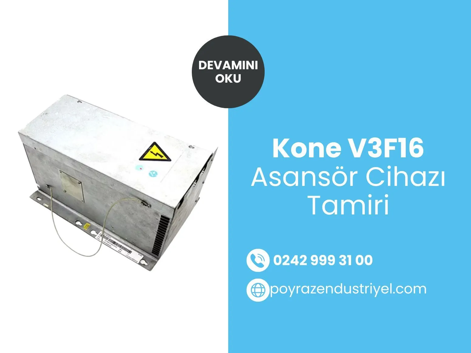 Kone V3f16 Asansör Cihazı Tamiri